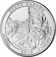 USA QUARTER (1/4 Dollar) 2010 D Mint "GRAND CANYON" UNC - 2010-...: National Parks