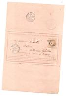 Avis De Chargement De VIELS MAISONS   AISNE   JUIN 1870  /  GC  4198 Sur 10C EMPIRE / - Other & Unclassified