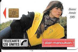 CARTE-PUBLIC-1988-120U-F 45-SO2-MANOUKIAN-4 Pe 1169-UTILISE-TBE - 1988