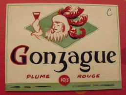 Maquette Gouache D'une étiquette De Vin. Plume Au Vent. Vins Chevrier Coulanges-les-Nevers. Dejoie Vers 1960 - Alcools