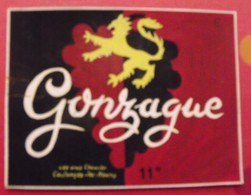 Maquette Gouache D'une étiquette De Vin. Gonzague. Vins Chevrier Coulanges-les-Nevers. Dejoie Vers 1960 - Alkohol
