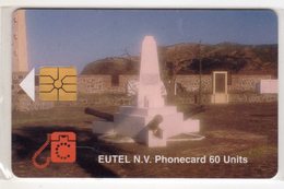 ANTILLES NEERLANDAISES SAINT EUSTACHE REF MV CARDS STAT-C1  ORANGE FORT 2000 Ex - Antillen (Niederländische)