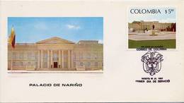 Lote 1474F, Colombia,1980, SPD-FDC, Palacio De Nariño. President House - Kolumbien