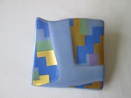 ROSENTHAL, STUDIO LINIE SIGNED,  ORIGINAL VINTAGE COLLECTION, PORCELAIN PIN - BROOCH - Rosenthal (DEU)