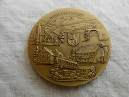 Médaille De Table En Bronze  Merzhausen-Wittnau 786-1986 - Autres & Non Classés