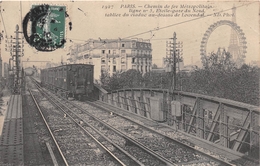 PARIS - Chemin De Fer Métropolitain - Ligne N°5, Etoile - Gare Du Nord - Tablier Du Viaduc Au-dessus De Lowendal - Arrondissement: 16