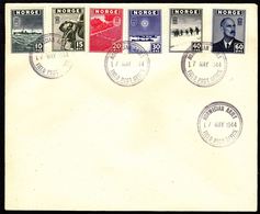 1944. NORWEGIAN ARMY FIELD POST OFFICE 17 MAY 1944 On Cover With 10 - 60 øre. (Michel 278-283) - JF101592 - Lettres & Documents