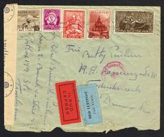 1942. Interesting Cover To Denmark From The Dane Robert Bruno H. Poulsen, Lager 2, Ba... () - JF104166 - Lettres & Documents
