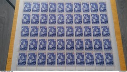 PLANCHE DE 50 TIMBRES LA CROIX ROUGE 0,30+ 0,10 F    15+5 CFA  RARE NEUF - Unused Stamps