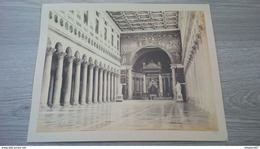 PHOTO AVANT 1900 SAN PAOLO DEFAUT MILIEU COLLER SUR CARTON - Old (before 1900)