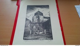 EX LIBRIS EGLISE DE FONTVANNES AUBE SIGNE CHARLES FAVET EP - Exlibris