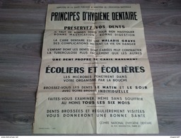 AFFICHE PRINCIPES D HYGIENE DENTAIRE - Plakate