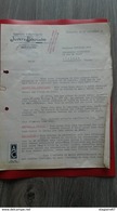 FACTURE FABRIQUE D HORLOGERIE JUVET ET BOUILLOD BESANCON SEPTEMBRE 1952 - Altri & Non Classificati