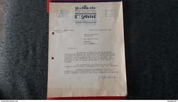 JOAILLERIE BIJOUX MODERNES ETS SANNE LYON 1952 - Autres & Non Classés