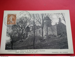 CHATEAU DE PEYRIAC CACHET CONGRES PSYCHOLOGIE PARIS 1937 - Commemorative Postmarks