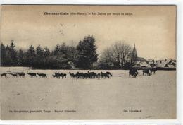 Chateauvillain " Les Daims Par Temps De Neige " - Chateauvillain