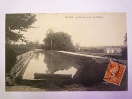 2019 - 1200  FLOGNY  (Yonne)  :  Les Fossés Du Parc Du Château   1910   - Flogny La Chapelle