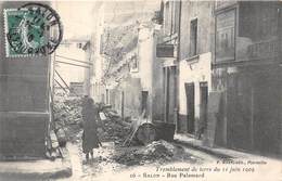 13-SALON-DE-PROVENCE- TREMBLEMENT DE TERRE DU 11 JUIN 1909 RUE PALAMARD - Salon De Provence