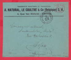 239713 / ANVERS 1929 1.75 F. , E 124 - TRANSPORTS MARITIMES ET TERRESTRES , Machine Stamps (ATM) Belgique Belgium - Other & Unclassified