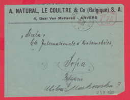 239720 / ANVERS 1929 1.75 F. , E 124 - TRANSPORTS MARITIMES ET TERRESTRES , Machine Stamps (ATM) Belgique Belgium - Otros & Sin Clasificación