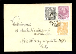 Austria, Poland - Letter Sent From Polska Ostrava To Czech Republic / 2 Scans - Sonstige & Ohne Zuordnung