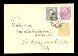 Austria, Poland - Letter Sent From Polska Ostrava To Czech Republic / 2 Scans - Andere & Zonder Classificatie