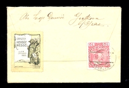 Austria - Small Size Letter Sent From Gratkorna To Rijeka (Fiume) 1910 / 2 Scans - Altri & Non Classificati