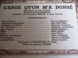 Cinéma/Revue/Mon Film/"L'Ange Qu'on M'a Donné"/Simone RENANT, Albert GLADO/Consortium/Jean CHOUX/Eliz.TAYLOR/1952 CIN107 - Andere & Zonder Classificatie