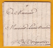 1749 - LAC De MARSEILLE, Bouches Du Rhône, France Vers BRIGNOLLE, Brignoles, Var - Règne De Louis XV - 1701-1800: Precursori XVIII