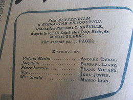 Cinéma/Revue/Le Film Co/"Je Plaide Non Coupable"/Andrée DEBAR,Barbara LAAGE/Elysée-film/GREVILLE/R LAMOUREUX/1956 CIN110 - Sonstige & Ohne Zuordnung