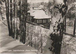 AK Thum Jugendherberge Robert Reinhold Winter A Auerbach Ehrenfriedersdorf Gelenau Geyer Drebach Zwönitz Erzgebirge DDR - Thum