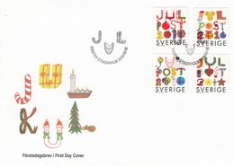 Delcampe - FDC SWEDEN 2782-2785,Christmas 2010 - FDC