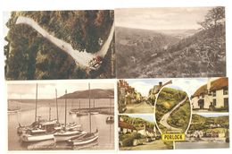 FOUR OLD POSTCARDS OF PORLOCK SOMERSET - Otros & Sin Clasificación