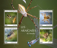 Central Africa. 2019 Spiders. (0208a) OFFICIAL ISSUE - Ragni