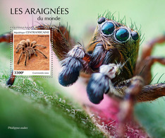 Central Africa. 2019 Spiders. (0208b) OFFICIAL ISSUE - Araignées