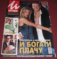 David Beckham And Victoria Beckham ILUSTROVANA POLITIKA Serbian April 2004 VERY RARE - Magazines