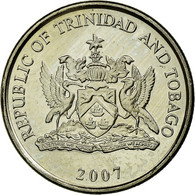 Monnaie, TRINIDAD & TOBAGO, 25 Cents, 2007, Franklin Mint, SUP, Copper-nickel - Trinidad & Tobago