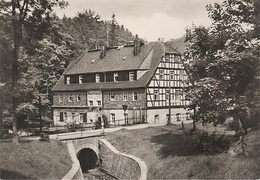 AK Wolkenstein Gasthaus Hüttenmühle A Warmbad Gehringswalde Hilmersdorf Wiesenbad Marienberg Annaberg Erzgebirge DDR - Wolkenstein
