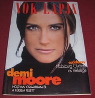 Demi Moore NOK LAPJA Hungarian January 1998 VERY RARE - Magazines