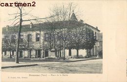 BRASSAC PLACE DE LA MAIRIE 81 - Brassac