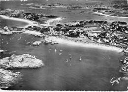 22 - TREGASTEL : Vue Aérienne - Plages Rochers Chateau De Costaérès - CPSM Dentelée Grand Format - Côtes D'Armor - Trégastel