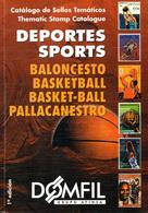 DOMFIL Basketball Thematic Stamp Catalogue (English/Spanish) 1st Edition - Katalog Basket-ball Baloncesto Pallacanestro - Catalogi Van Veilinghuizen