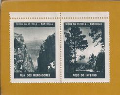 Vinhetas Da Serra Da Estrela, Manteigas. Guarda. Rua Dos Mercadores. Poço Do Inferno. Vignettes Of Serra Da Estrela - Local Post Stamps