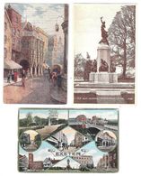 THREE OLD POSTCARDS OF EXETER DEVON - Exeter