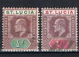 COLONIES ANGLAISES-ST LUCIE YT 41/42 - Ste Lucie (...-1978)