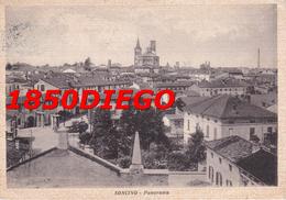 SONCINO - PANORAMA F/GRANDE VIAGGIATA 1949 ANIMAZIONE - Cremona