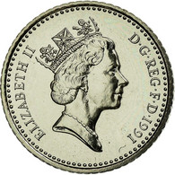 Monnaie, Grande-Bretagne, Elizabeth II, 5 Pence, 1991, SPL, Copper-nickel - 5 Pence & 5 New Pence