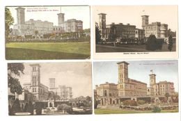 FOUR POSTCARDS OF OSBORNE HOUSE ISLE OF WIGHT QUEEN VICTORIA ROYALTY - Otros & Sin Clasificación