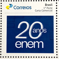 Brazil Personalized Stamp PB Enem 20 Years Education - Nuovi