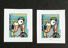 Brazil Stamp Profession Pooper With And Without BR Perfuration - Nuovi